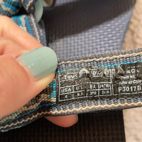 Blue Tevas - Picture 3 of 3